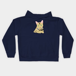 Graphic Cat Kids Hoodie